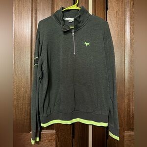 Women’s grey quarter zip